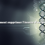 Comment supprimer l’écorce d’un journal