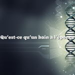 Qu’est-ce qu’un bain à l’éponge