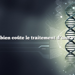 Combien coûte le traitement d’une vache