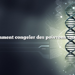 Comment congeler des poivrons rouges