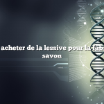 Où puis-je acheter de la lessive pour la fabrication de savon