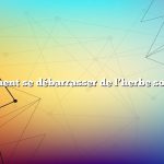 Comment se débarrasser de l’herbe souchet