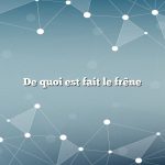 De quoi est fait le frêne