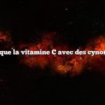 Qu’est-ce que la vitamine C avec des cynorrhodons ?