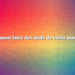 Comment faire des œufs de caille marinés