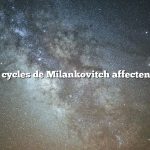 Comment les cycles de Milankovitch affectent-ils le climat