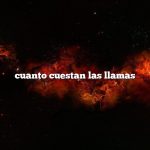 cuanto cuestan las llamas