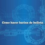 Cómo hacer harina de bellota