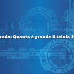 Domanda: Quanto è grande il telaio 16X20