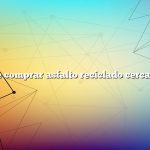 Dónde comprar asfalto reciclado cerca de mí