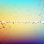 Pregunta: ¿Cuánto pesa papá Pig?