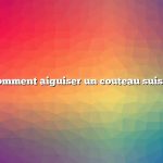 Comment aiguiser un couteau suisse