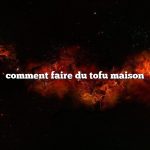 comment faire du tofu maison