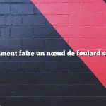 Comment faire un nœud de foulard scout