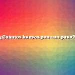 ¿Cuántos huevos pone un pavo?