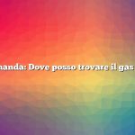 Domanda: Dove posso trovare il gas E85