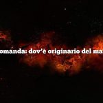 Domanda: dov’è originario del mais