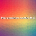 Dove acquistare maialini da tè