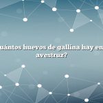 Pregunta: ¿Cuántos huevos de gallina hay en un huevo de avestruz?
