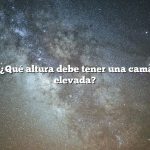 Pregunta: ¿Qué altura debe tener una cama de jardín elevada?