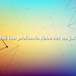 Pregunta: ¿Qué tan profundo debe ser un jardín elevado?