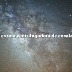 ¿Qué es una centrifugadora de ensaladas?