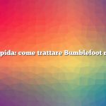 Risposta rapida: come trattare Bumblefoot nelle anatre