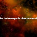 comment faire du fromage de chèvre avec de la présure