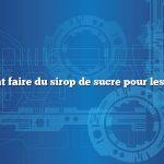 Comment faire du sirop de sucre pour les abeilles