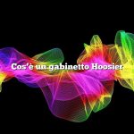 Cos’è un gabinetto Hoosier