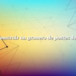 Cómo construir un granero de postes de 40X60