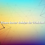 Cómo hacer dobles de Trinidad