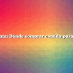 Pregunta: Dónde comprar comida para patos