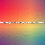 Quanto tempo ci vuole per marinare l’aglio