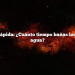 Respuesta rápida: ¿Cuánto tiempo bañas los tomates en agua?