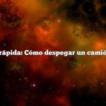 Respuesta rápida: Cómo despegar un camión del barro