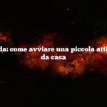 Risposta rapida: come avviare una piccola attività di cucina da casa