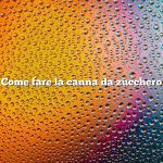Come fare la canna da zucchero