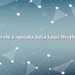 Con chi è sposata Julia Louis Dreyfus?