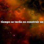 ¿Cuánto tiempo se tarda en construir un puente?