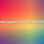 Domanda: quanto costano le batterie ibride
