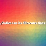 Pregunta: ¿Cuáles son los diferentes tipos de cercas?