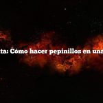 Pregunta: Cómo hacer pepinillos en una vasija