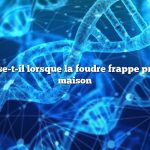 Que se passe-t-il lorsque la foudre frappe près de votre maison