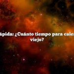 Respuesta rápida: ¿Cuánto tiempo para calentar un auto viejo?