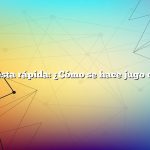 Respuesta rápida: ¿Cómo se hace jugo de uva?