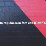 Risposta rapida: cosa fare con il latte di capra