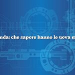 Domanda: che sapore hanno le uova marce?