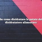 Domanda: come disidratare le patate dolci in un disidratatore alimentare