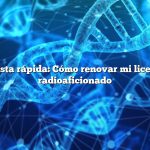 Respuesta rápida: Cómo renovar mi licencia de radioaficionado